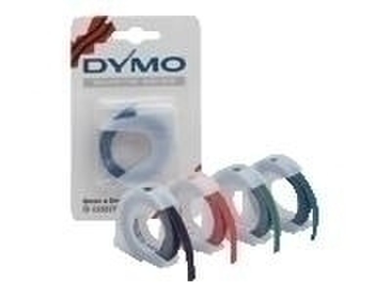 DYMO 3D Embossing Vinyl tape boxed Red 524702 Etiketten erstellendes Band