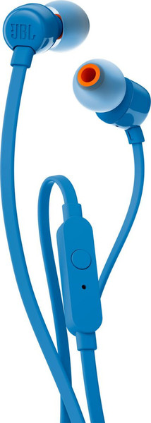 JBL T110 In-ear Binaural Wired Blue