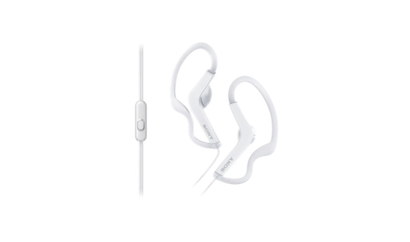 Sony MDR-AS210AP Ear-hook Binaural Wired White
