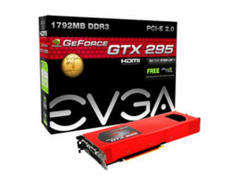 EVGA GeForce GTX 295 Red Edition GeForce GTX 295 1.75GB GDDR3