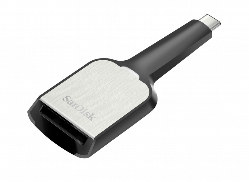 Sandisk SDDR-389-G46 USB 3.0 (3.1 Gen 1) Type-C Schwarz, Silber Kartenleser