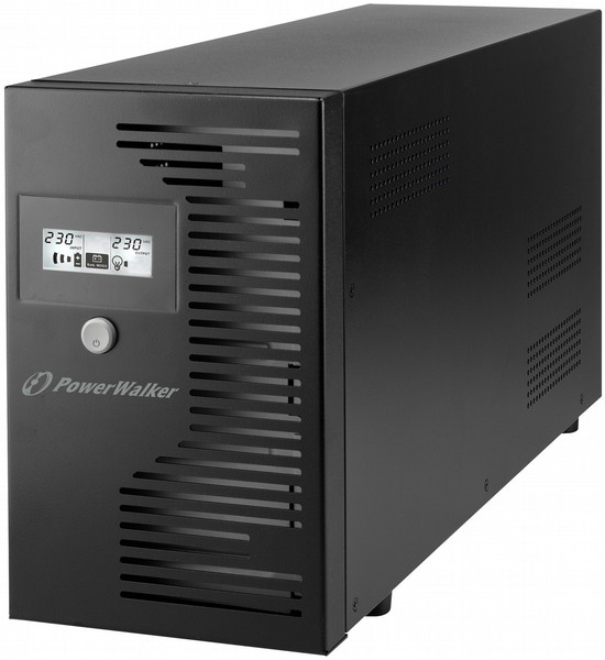 PowerWalker 10121020 Line-Interactive 3000VA 4AC outlet(s) Tower Black uninterruptible power supply (UPS)
