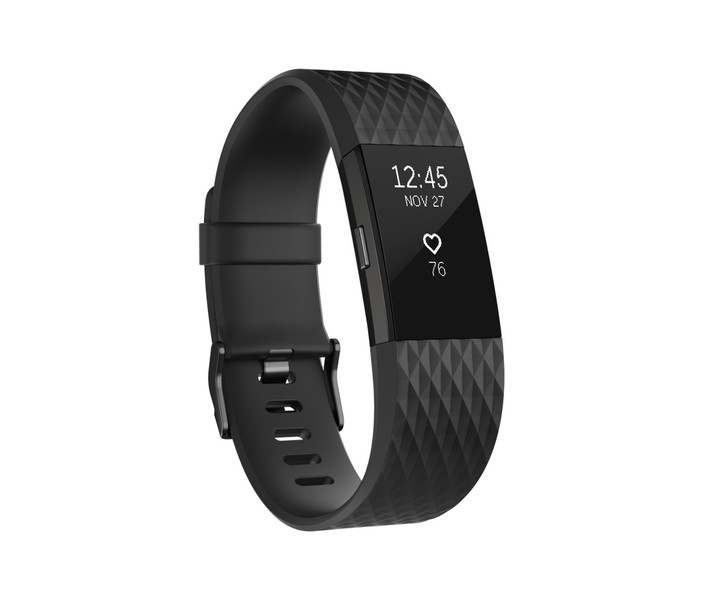 Fitbit Charge 2 Wristband activity tracker OLED Wireless Black