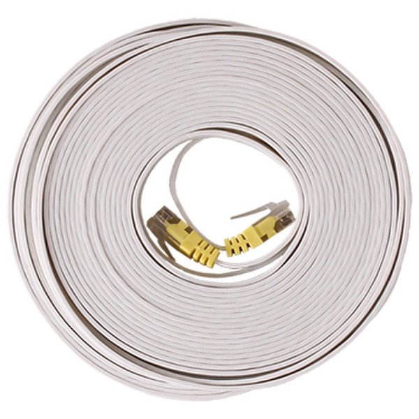 Swisscom 10187444 10m Cat6 White networking cable