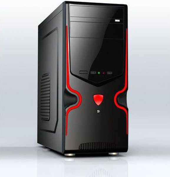 Gembird CCC-GJ-09-R Midi-Tower Black,Red computer case