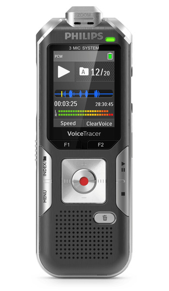 Philips Voice Tracer DVT6010 Flash card Anthracite,Silver dictaphone