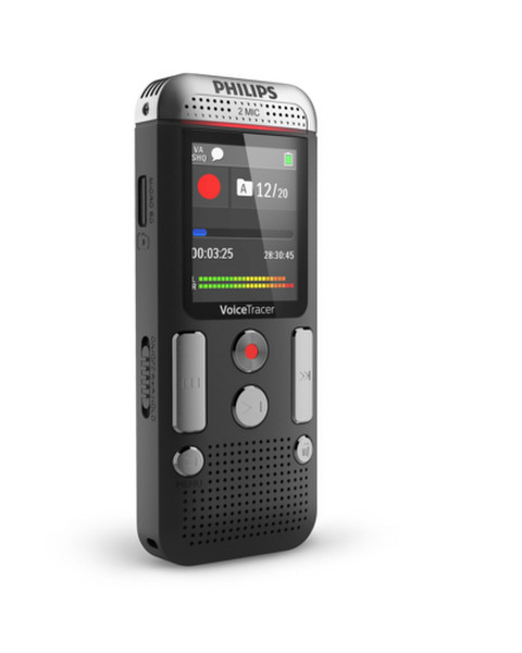 Philips DVT2510 Internal memory & flash card Anthracite,Chrome dictaphone