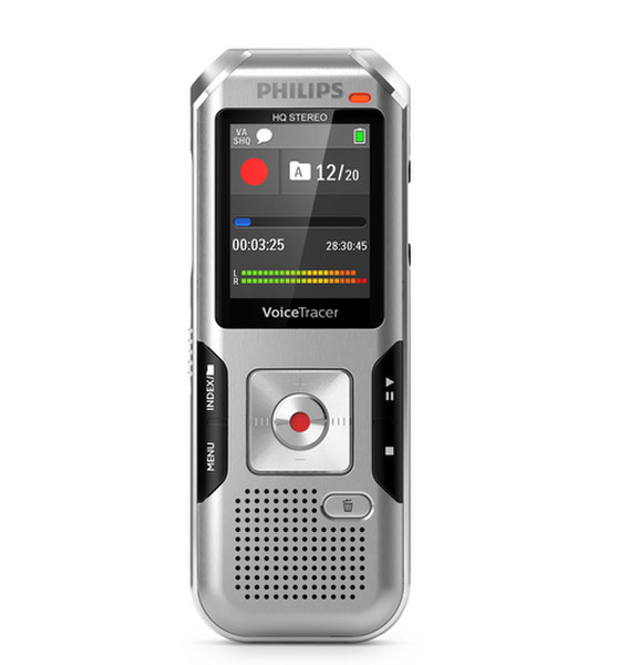 Philips DVT4010 Internal memory & flash card Silver dictaphone