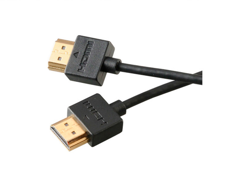 Akasa AK-CBHD12-20BK 2m HDMI HDMI Schwarz HDMI-Kabel
