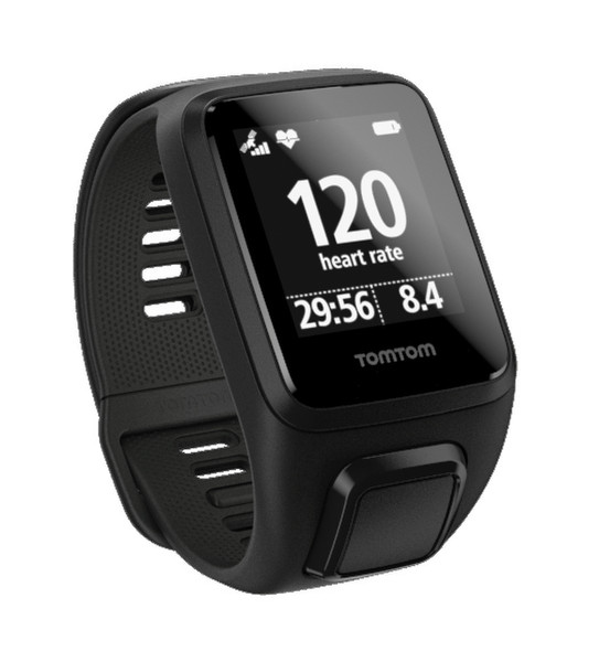 TomTom Spark 3 Cardio Bluetooth Черный спортивный наручный органайзер