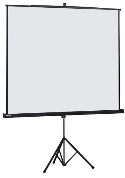 Legamaster PREMIUM white tripod projection screen. H 145 x W 145 cm 1:1 projection screen