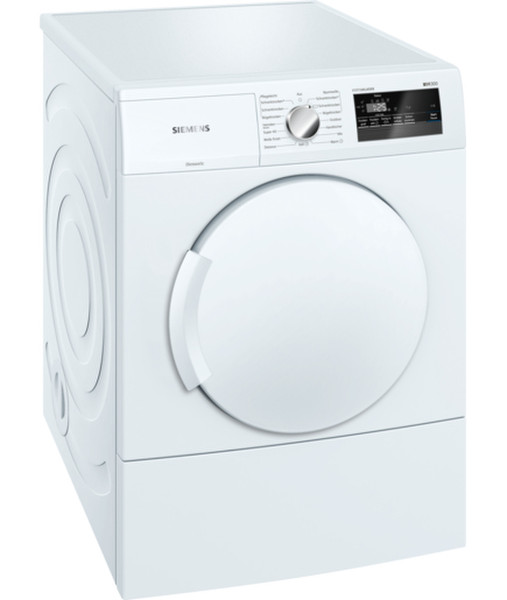 Siemens WT33A280 Freistehend Frontlader 7kg C Edelstahl, Weiß Wäschetrockner