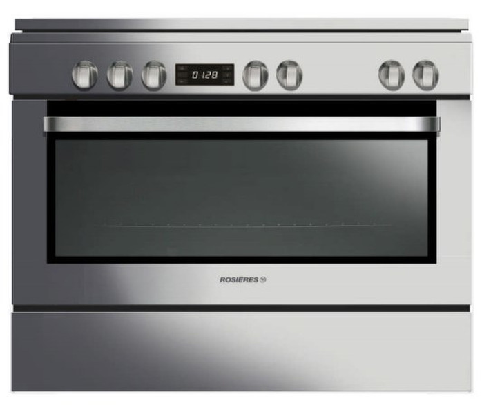 Rosieres RGM9095IN Freestanding Gas hob A Silver cooker