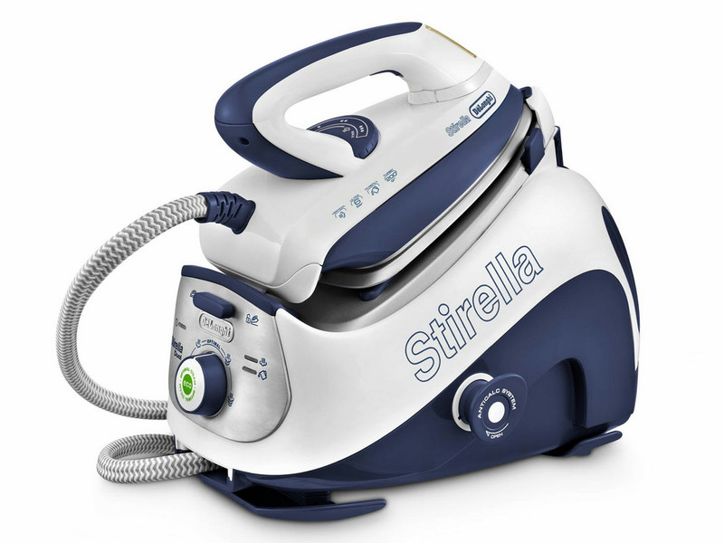DeLonghi Stirella 800W 1.1L Stainless Steel soleplate Blue,White steam ironing station