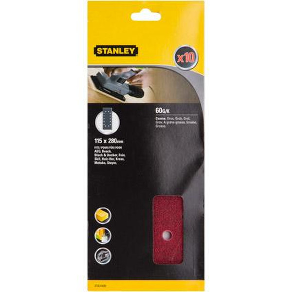 Stanley 5288422 Sanding sheet 10pc(s) sander attachment/supply