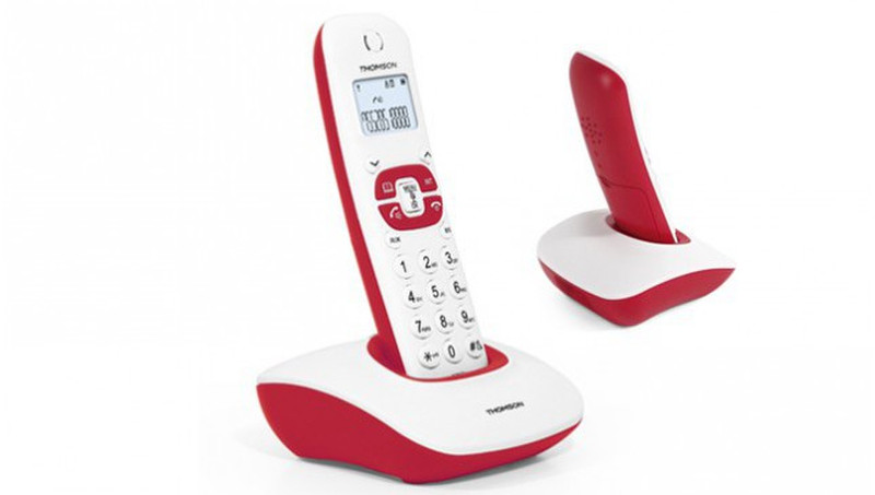 Thomson TH501DRED DECT Красный, Белый телефон