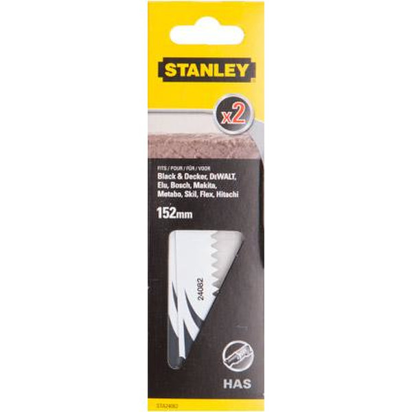 Stanley STA24082-XJ Sabre saw blade Hochlegierter Stahl (HAS) 2Stück(e) Sägeblatt für Stichsägen, Laubsägen & elektrische Sägen