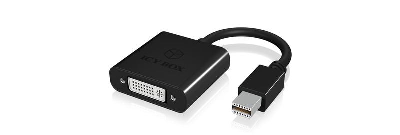ICY BOX IB-AC537 Mini DisplayPort DVI Schwarz Kabelschnittstellen-/adapter