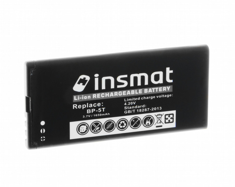 Insmat 106-9475 Lithium-Ion 1650mAh 3.7V rechargeable battery