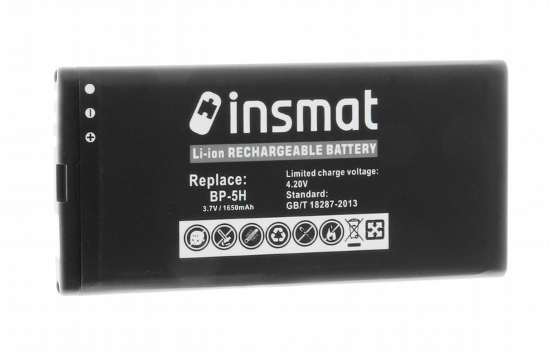 Insmat 106-9480 Lithium-Ion 1650mAh 3.7V Wiederaufladbare Batterie