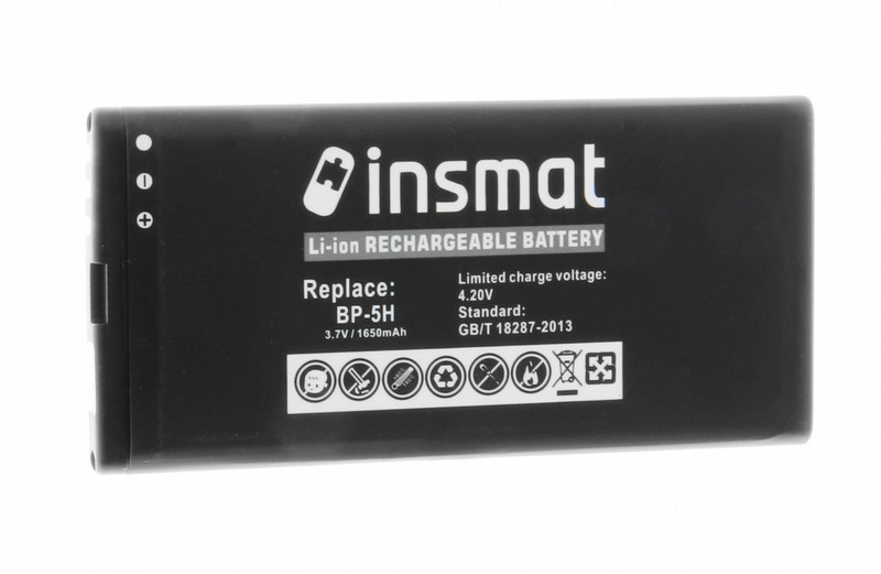 Insmat 106-9480 Lithium-Ion 1650mAh 3.7V rechargeable battery