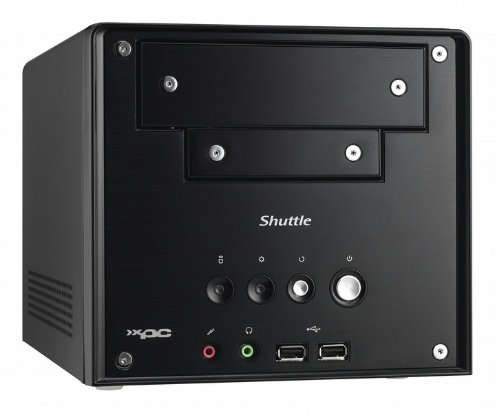 Shuttle SA76G2 Разъем AM2 SFF Черный ПК/рабочая станция barebone