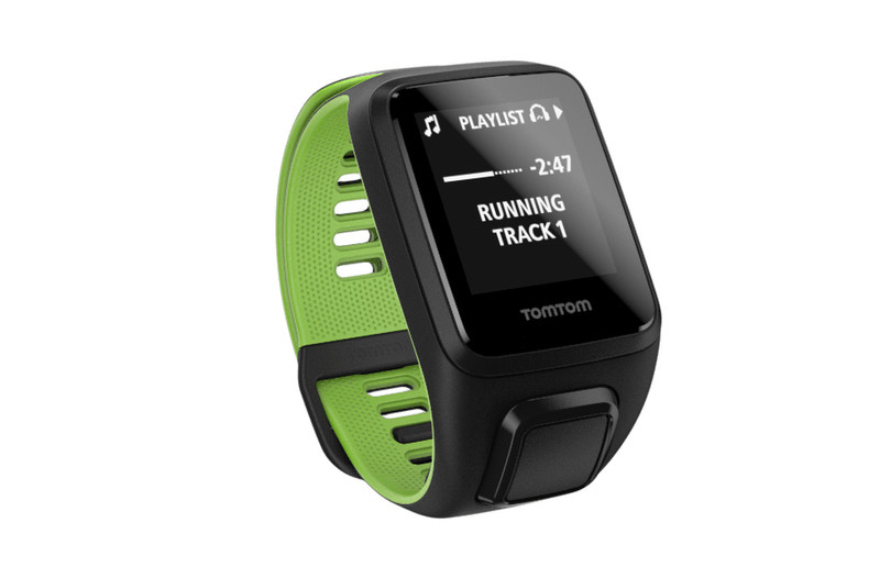 TomTom Runner 3 Cardio+Music+HP Bluetooth Черный, Зеленый спортивный наручный органайзер