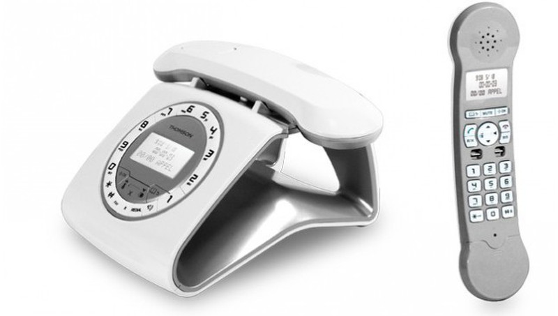 Thomson TH530DSIL DECT Silver,White telephone