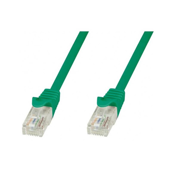 Techly ICOC CCA6U-015-GREET 1.5m Cat6 U/UTP (UTP) Grün Netzwerkkabel
