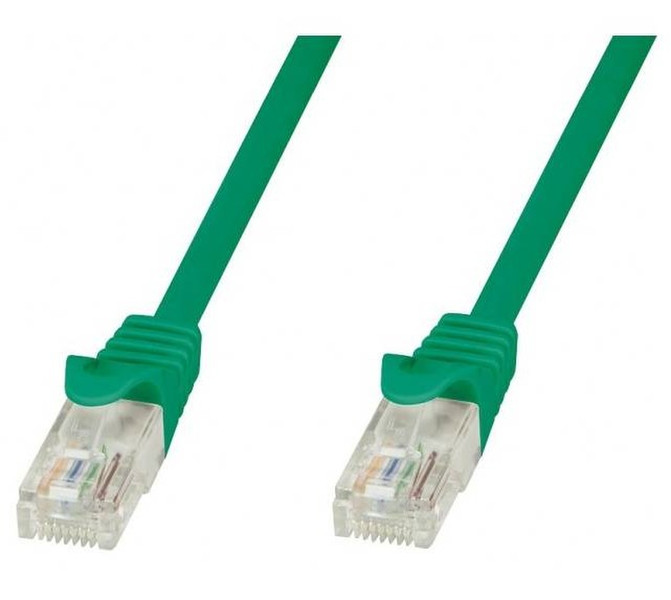Techly ICOC CCA6U-010-GREET 1м Cat6 U/UTP (UTP) Зеленый сетевой кабель