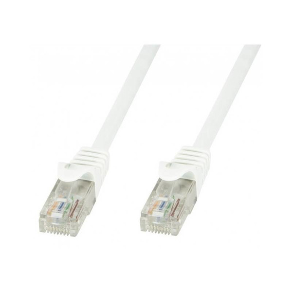 Techly Network Patch Cable Cat.6 in CCA UTP 0.25m White ICOC CCA6U-0025-WHT