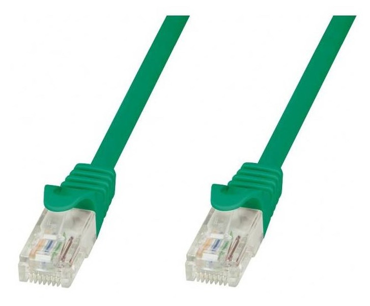 Techly ICOC CCA6U-030-GREET 3м Cat6 U/UTP (UTP) Зеленый сетевой кабель