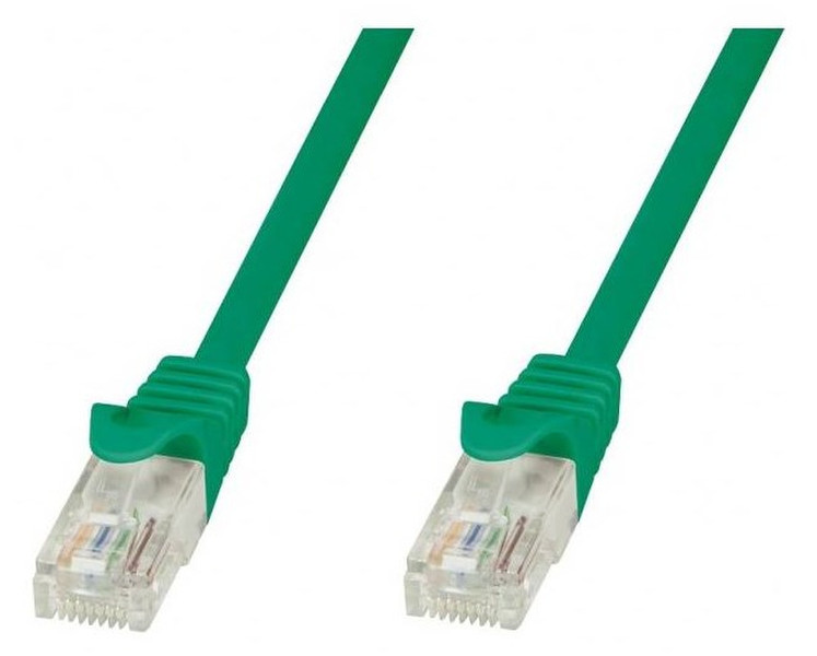 Techly ICOC CCA6U-050-GREET 5м Cat6 U/UTP (UTP) Зеленый сетевой кабель