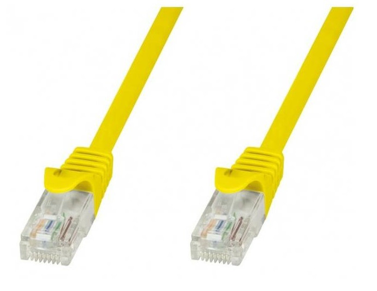 Techly ICOC CCA6U-050-YET 5м Cat6 U/UTP (UTP) Желтый сетевой кабель