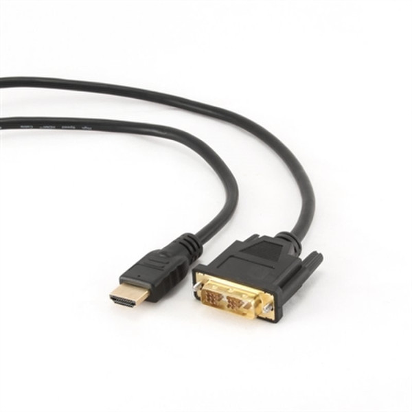 iggual IGG312339 5m HDMI DVI Schwarz Videokabel-Adapter