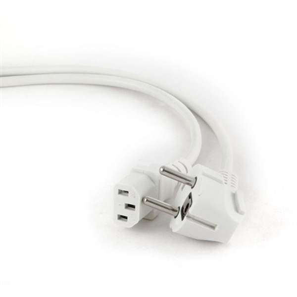iggual IGG311158 1.8m CEE7/4 Schuko C13 coupler White power cable