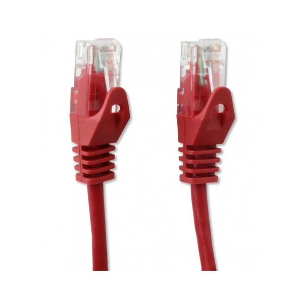 Techly ICOC CCA6U-100-RET 10м Cat6 U/UTP (UTP) Красный сетевой кабель