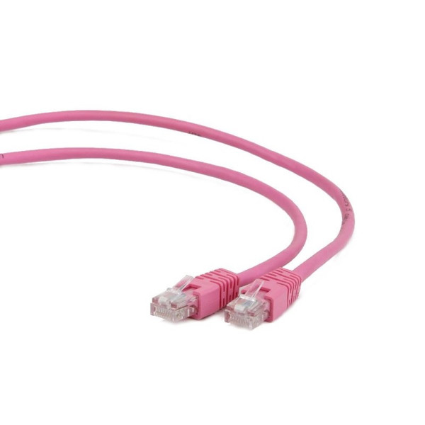 iggual IGG310571 3m Cat5e U/UTP (UTP) Pink networking cable