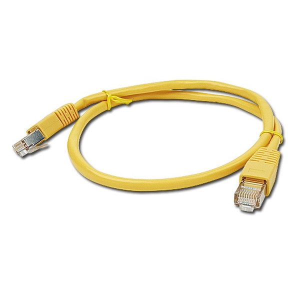 iggual IGG310236 1m Cat5e F/UTP (FTP) Yellow networking cable