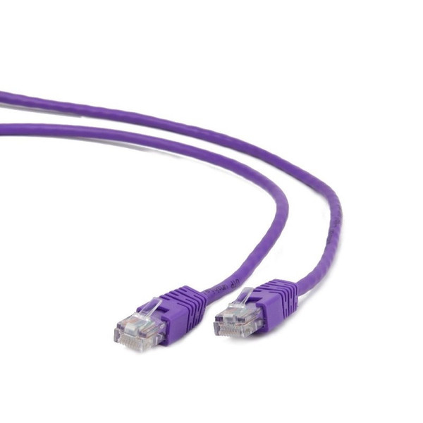 iggual IGG310656 2m Cat5e U/UTP (UTP) Purple networking cable