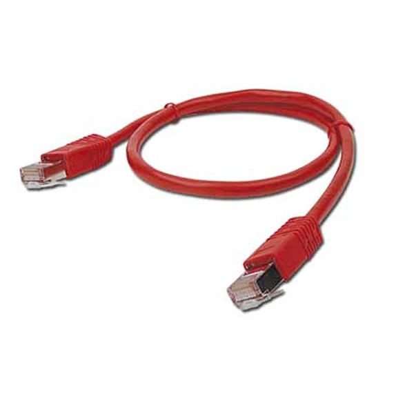 iggual IGG310243 1м Cat5e F/UTP (FTP) Красный сетевой кабель