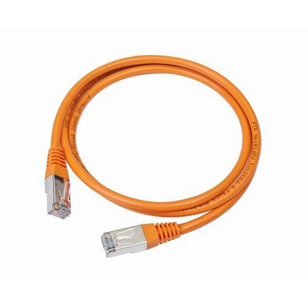 iggual IGG310250 1м Cat5e F/UTP (FTP) Оранжевый сетевой кабель
