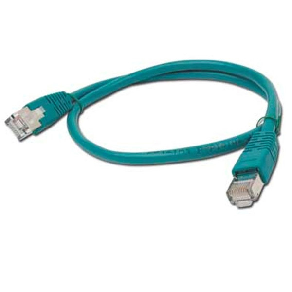 iggual IGG310267 1m Cat5e F/UTP (FTP) Green networking cable