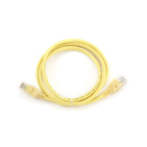 iggual IGG310748 1м Cat5e U/UTP (UTP) Желтый сетевой кабель
