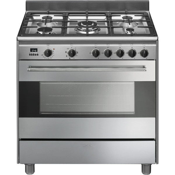 Smeg BG91CTX9 Freestanding Gas hob A Stainless steel cooker