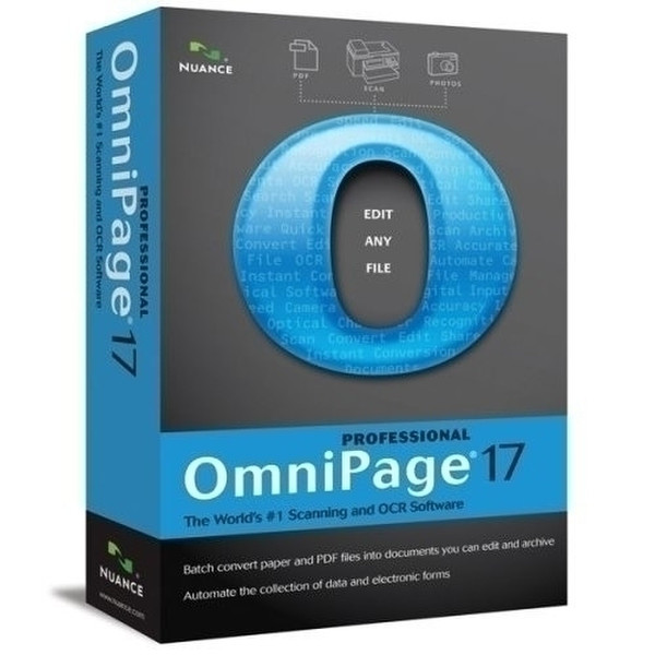 Nuance OmniPage Professional 17, DE