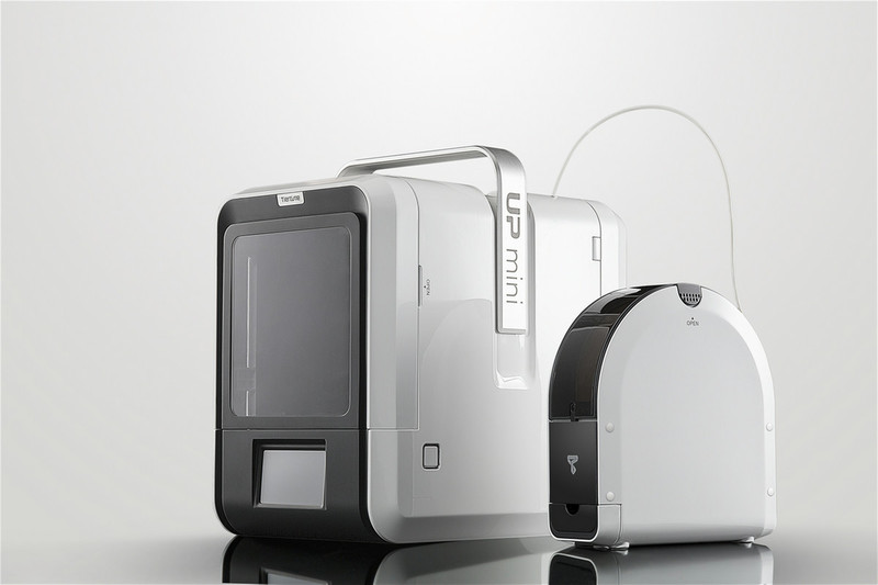 Tiertime UP mini 2 Melted Extrusion Modeling (MEM) Wi-Fi Черный, Белый 3D-принтер
