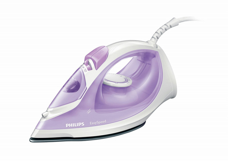 Philips EasySpeed GC1026/31 Утюг для сухой глажки и отпаривания 2000Вт Фиолетовый, Белый утюг