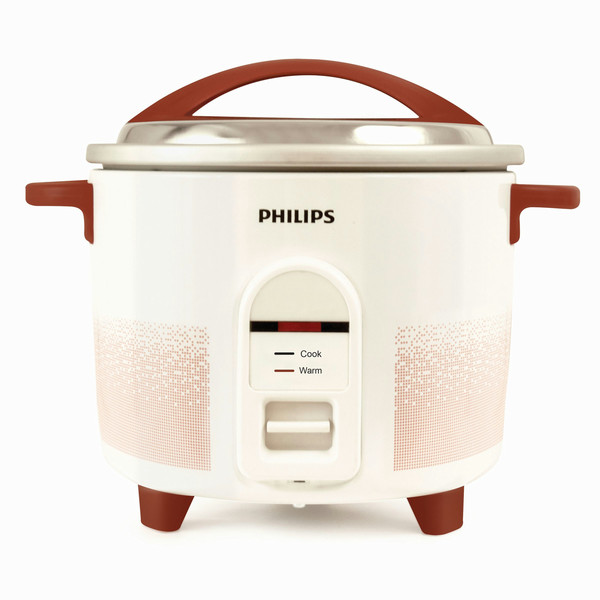 Philips Daily Collection HL1663/00 Red,White rice cooker