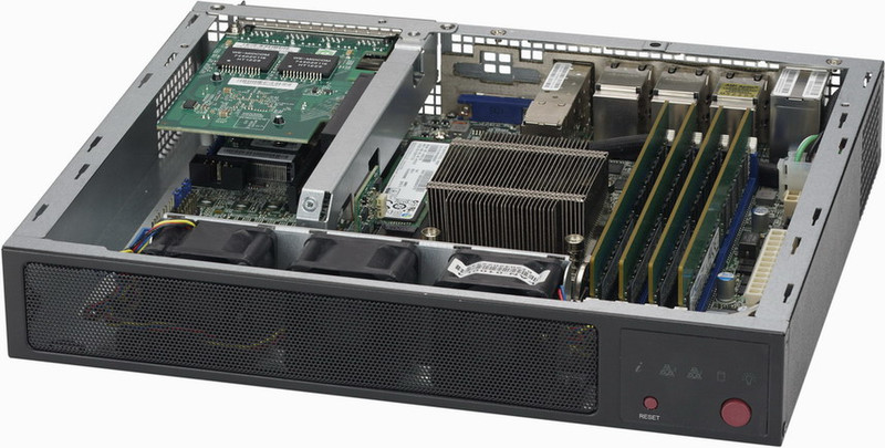 Supermicro CSE-E300 Ablage Schwarz Computer-Gehäuse